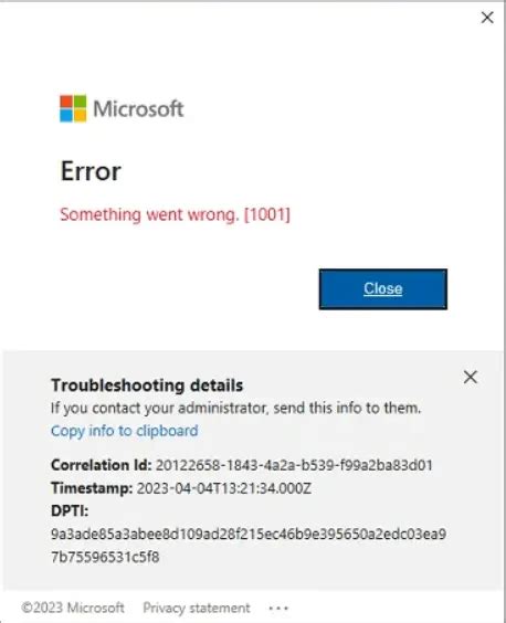 error something went wrong 1001|Something Went Wrong. [1001] .